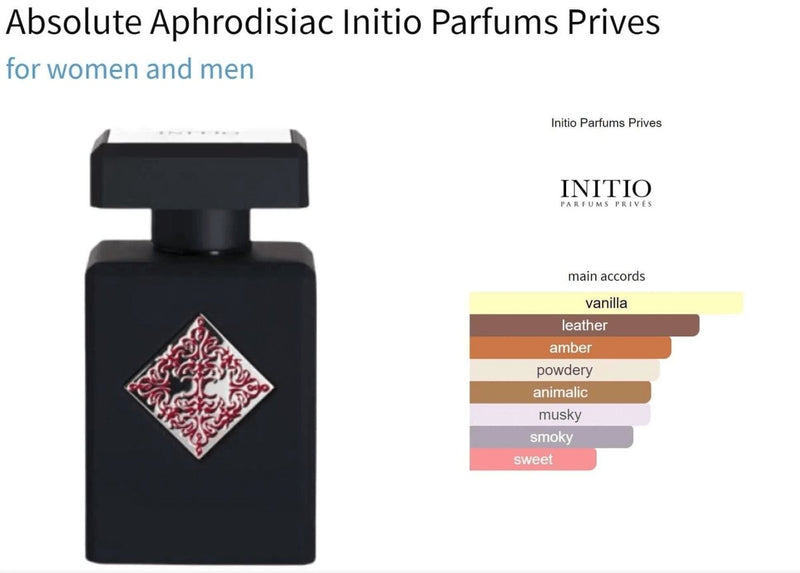 Absolute Aphrodisiac Initio Parfums Prives for women and men Decant Fragrance Samples - Vytrix