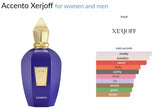 Accento Xerjoff for women and men Decant Samples - Vytrix