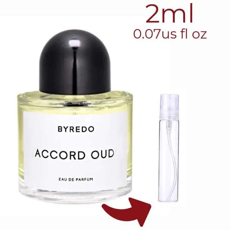 Accord Oud Byredo for women and men Decant Fragrance Samples - Vytrix