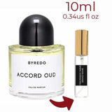 Accord Oud Byredo for women and men Decant Fragrance Samples - Vytrix