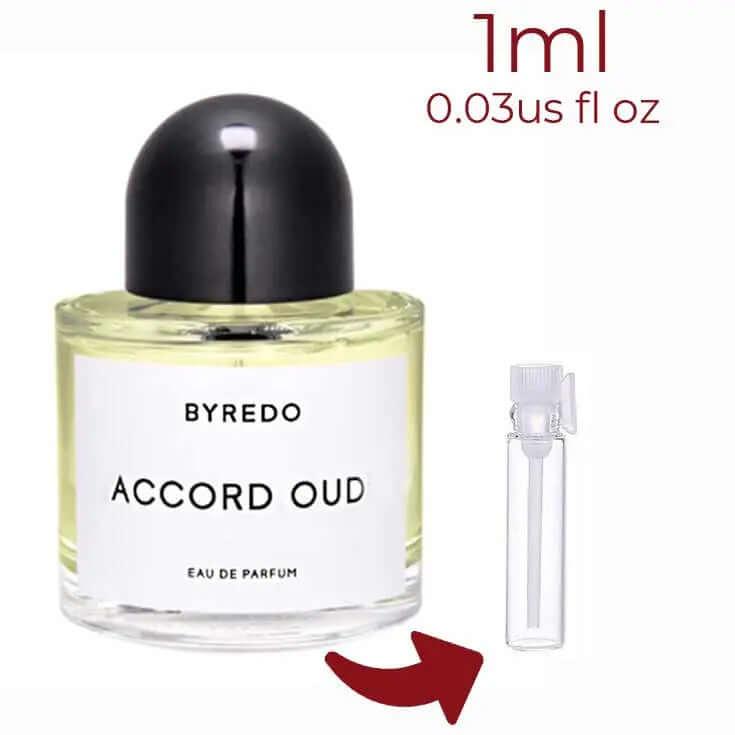 Accord Oud Byredo for women and men Decant Fragrance Samples - Vytrix