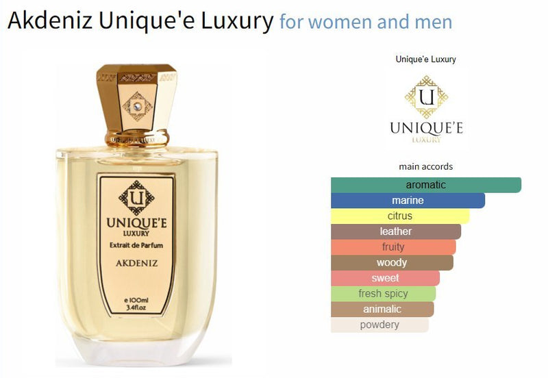 Akdeniz Unique'e Luxury for women and men Decant Samples - Vytrix