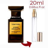 Amber Absolute Tom Ford for women and men Decant Samples - Vytrix