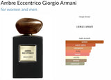 Ambre Eccentrico Giorgio Armani for women and men Decant Samples - Vytrix