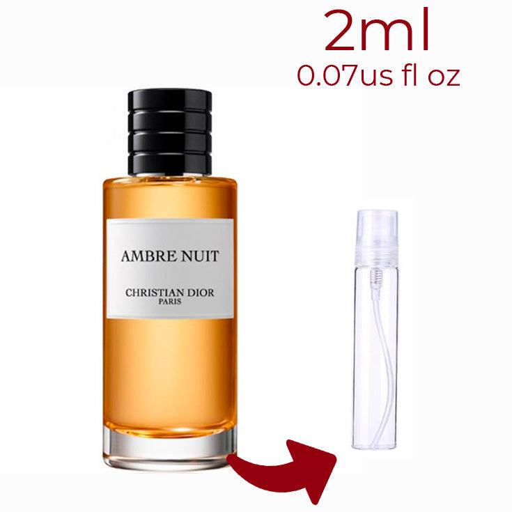 Ambre Nuit Dior for women and men Decant Fragrance Samples - Vytrix