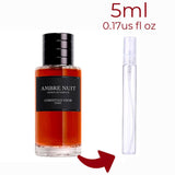 Ambre Nuit Esprit De Parfum Dior for women and men Decant Samples - Vytrix