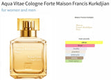 Aqua Vitae Cologne Forte Maison Francis Kurkdjian for women and men Decant Samples - Vytrix