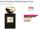 Armani Privé Rose d'Arabie Giorgio Armani for women and men Decant Fragrance Samples - Vytrix