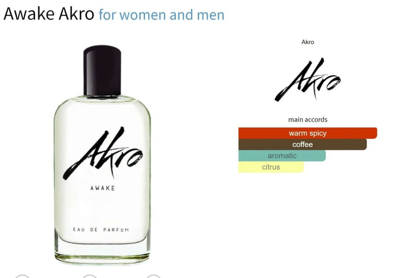 Awake Akro for women and men Decant Fragrance Samples - Vytrix