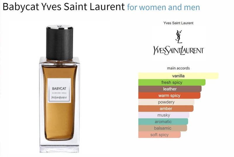 Babycat Yves Saint Laurent for women and men Decant Samples - Vytrix