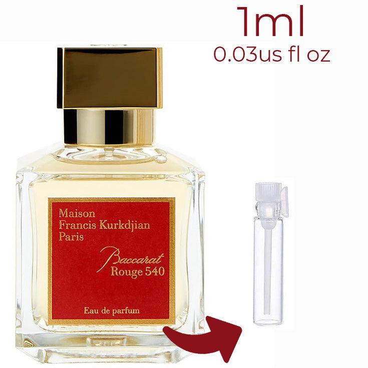 Baccarat Rouge 540 Maison Francis Kurkdjian for women and men Decant Fragrance Samples - Vytrix