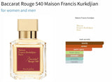 Baccarat Rouge 540 Maison Francis Kurkdjian for women and men Decant Fragrance Samples - Vytrix