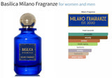 Basilica Milano Fragranze for women and men Decant Samples - Vytrix