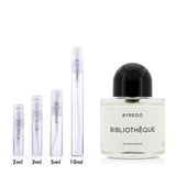 Bibliothèque Byredo for women and men Decant Fragrance Samples - Vytrix