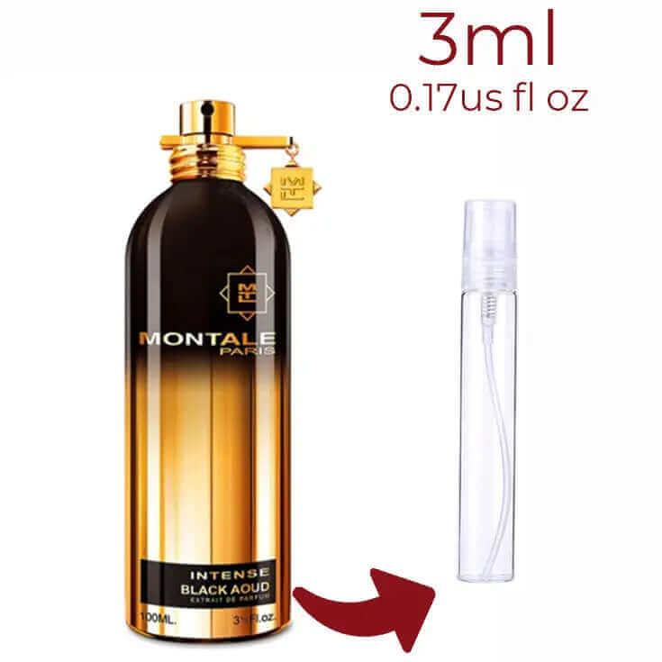 Black Aoud Intense Montale for women and men Decant Fragrance Samples - Vytrix