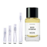 Bois d'Ebene Matiere Premiere for women and men Decant Samples - Vytrix