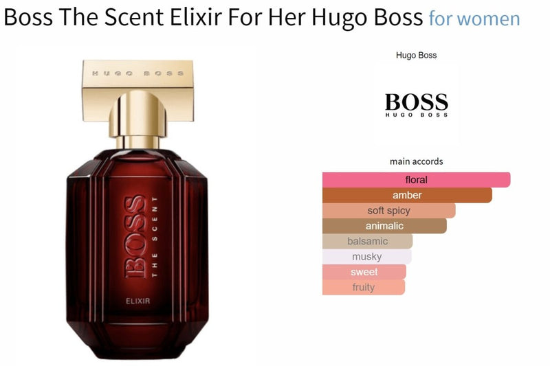 Boss The Scent Elixir For Her Hugo Boss for women Decant Samples - Vytrix