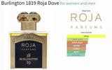 Burlington 1819 Roja Dove for women and men Decant Fragrance Samples - Vytrix