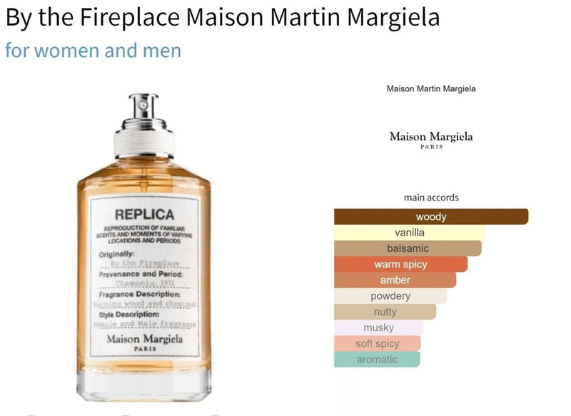 By the Fireplace Maison Martin Margiela for women and men Decant Fragrance Samples - Vytrix