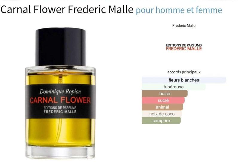 Carnal Flower Frederic Malle for women and men Decant Fragrance Samples - Vytrix