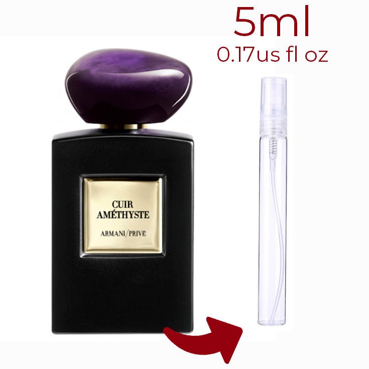 Cuir Amethyste Giorgio Armani for women and men Decant Samples - Vytrix