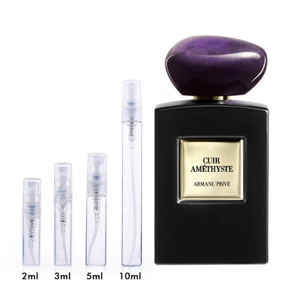 Cuir Amethyste Giorgio Armani for women and men Decant Samples - Vytrix