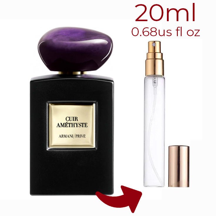 Cuir Amethyste Giorgio Armani for women and men Decant Samples - Vytrix