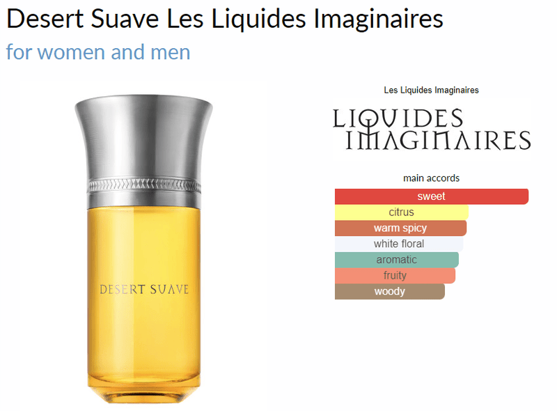 Desert Suave Les Liquides Imaginaires for women and men Decant Samples - Vytrix