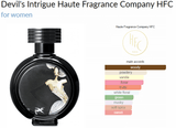 Devil's Intrigue Haute Fragrance Company HFC for women Decant Samples - Vytrix