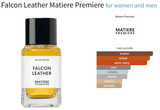 Falcon Leather Matiere Premiere for women and men Decant Fragrance Samples - Vytrix