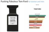 Fucking Fabulous Tom Ford for women and men Decant Samples - Vytrix