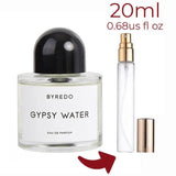 Gypsy Water Byredo for women and men Decant Fragrance Samples - Vytrix