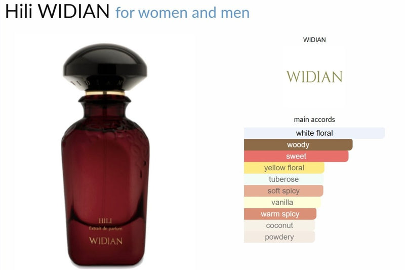 Hili WIDIAN for women and men Decant Samples - Vytrix