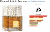 Khamrah Lattafa Perfumes for women and men Decant Samples - Vytrix