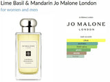 Lime Basil & Mandarin Jo Malone London for women and men Decant Samples - Vytrix