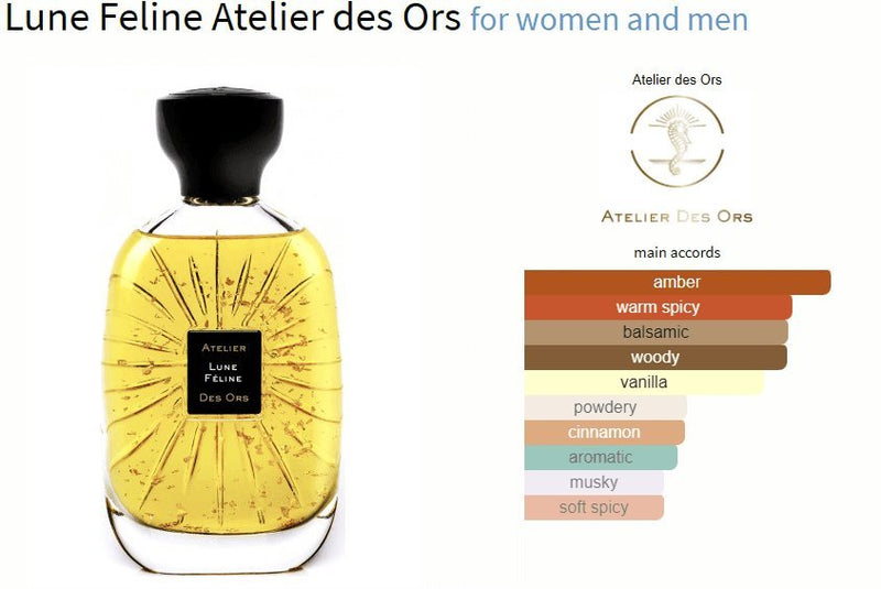 Lune Feline Atelier des Ors for women and men Decant Samples - Vytrix