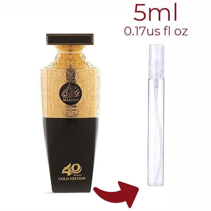 Madawi 40 years Gold Edition Arabian Oud for women and men Decant Fragrance Samples - Vytrix