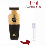 Madawi 40 years Gold Edition Arabian Oud for women and men Decant Fragrance Samples - Vytrix