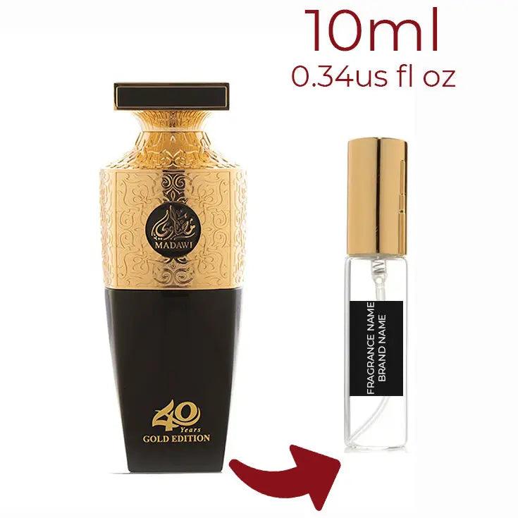 Madawi 40 years Gold Edition Arabian Oud for women and men Decant Fragrance Samples - Vytrix