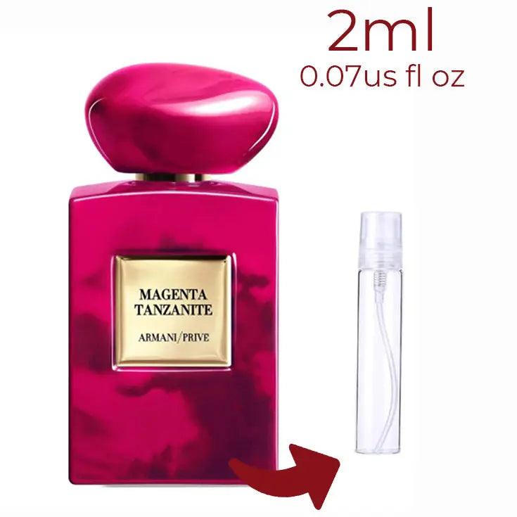 Magenta Tanzanite Giorgio Armani for women and men Decant Fragrance Samples - Vytrix