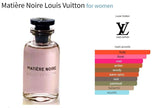 Matière Noire Louis Vuitton for women Decant Fragrance Samples - Vytrix