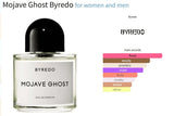 Mojave Ghost Byredo for women and men Decant Fragrance Samples - Vytrix