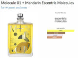 Molecule 01 + Mandarin Escentric Molecules for women and men Decant Samples - Vytrix