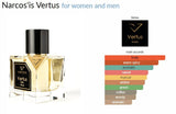 Narcos'is Vertus for women and men Decant Samples - Vytrix