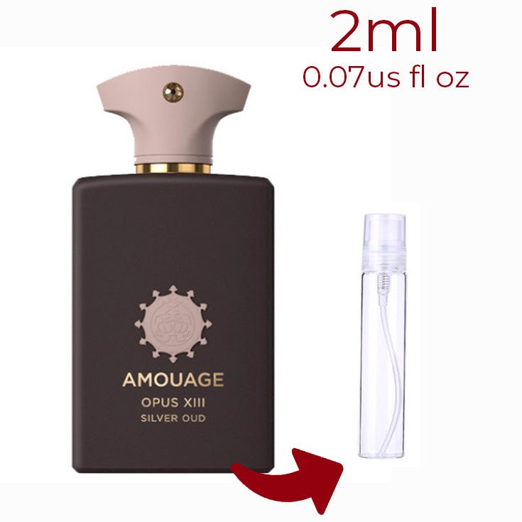 Opus XIII – Silver Oud Amouage for women and men Decant Samples - Vytrix