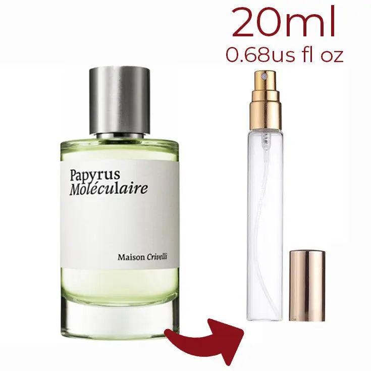 Papyrus Moleculaire Maison Crivelli for women and men Decant Fragrance Samples - Vytrix