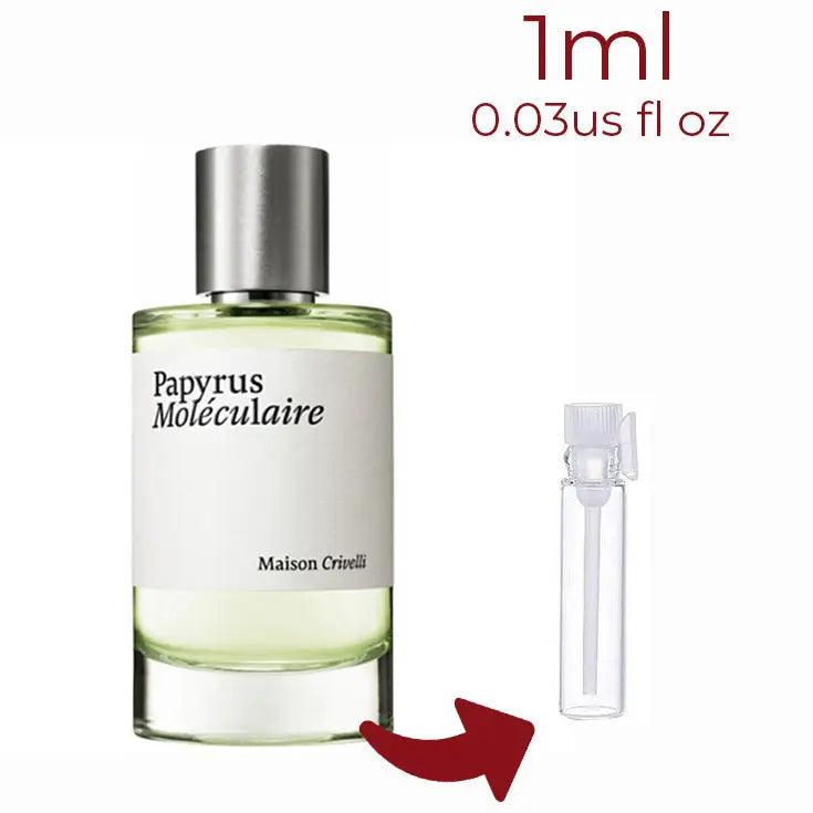 Papyrus Moleculaire Maison Crivelli for women and men Decant Fragrance Samples - Vytrix