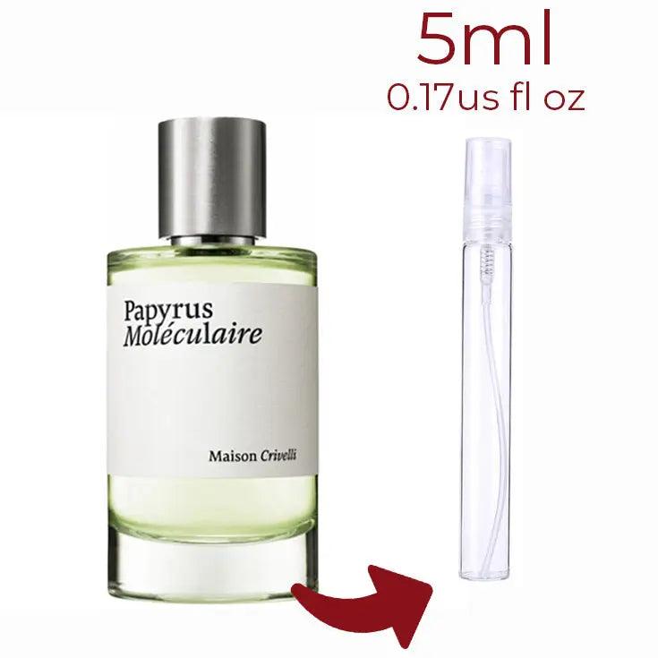 Papyrus Moleculaire Maison Crivelli for women and men Decant Fragrance Samples - Vytrix