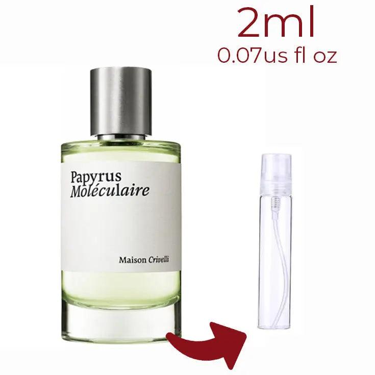 Papyrus Moleculaire Maison Crivelli for women and men Decant Fragrance Samples - Vytrix