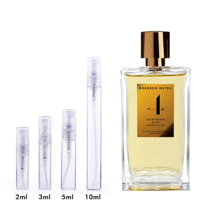 Rosendo Mateu Nº 4 Saffron, Oud, Vanilla Rosendo Mateu Olfactive Expressions for women and men Decant Samples - Vytrix